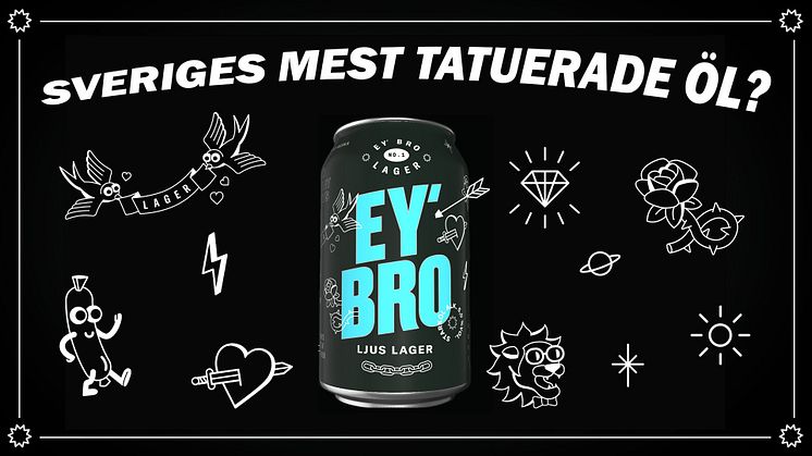 Åbro Bryggeri utmanar andra bryggerier i en tävling som ska utse Sveriges mest tatuerade öl.
