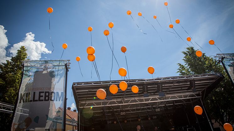 Ballongsläpp på Killebom foto: Pär Johansson 