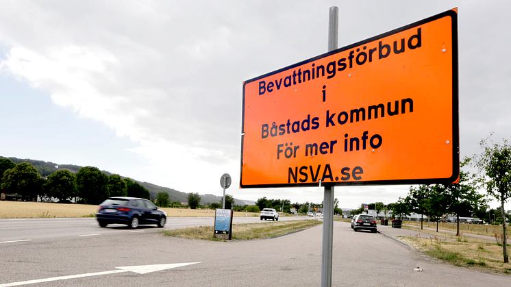 NSVA inför bevattningsförbud i Båstads kommun