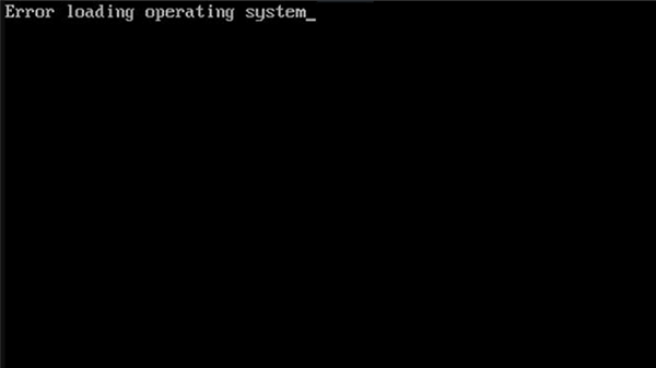 error loading operating system