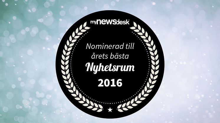 Elfa nominerad till Årets nyhetsrum 2016!