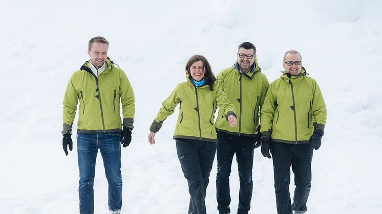 Torgeir Fosse, Hilde Berg, Tore Nilsen og Stig A. Hanssen i Ishavskraft. Foto: Marius Fiskum