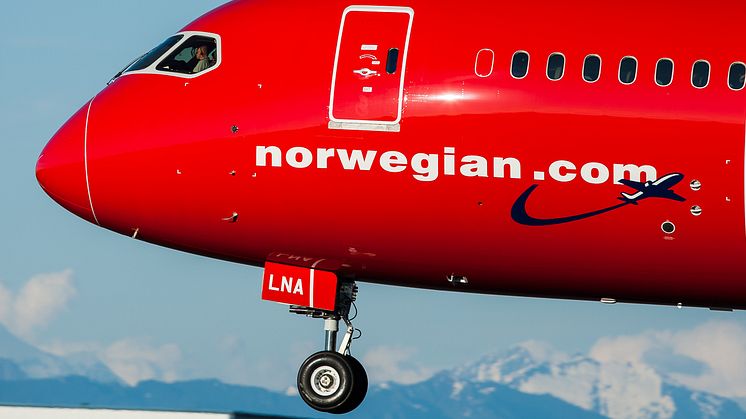 Norwegians första Boeing 787 Dreamliner 