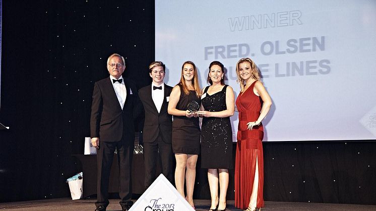 Fred. Olsen Cruise Lines voted ‘Best Cruise Line Operator for Groups’ in ‘2013 Group Travel Awards’ for third consecutive year