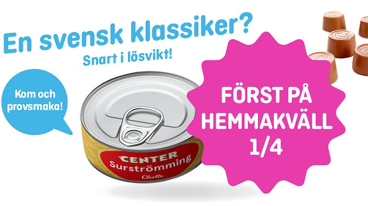 Hemmakväll först ut med nya Center Surströmming