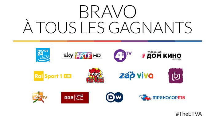 La chaîne FRANCE 24 primée par les Eutelsat TV Awards 2016 !