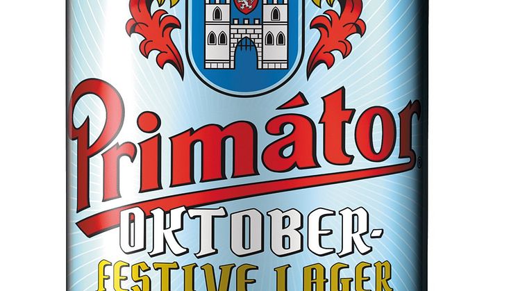 Primátor Oktoberfestive Lager lanseras fredag 1:a september.