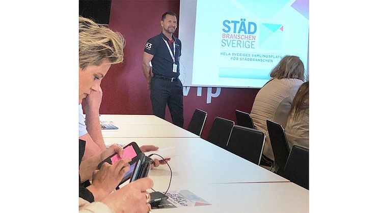 Städbranschen Sverige på städmässan i Karlskrona 20 april