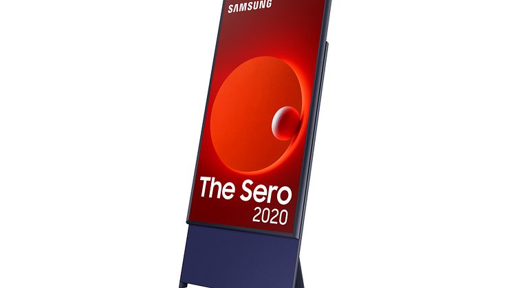 Säljstart för Samsungs första roterande TV The Sero 