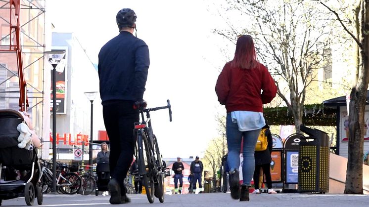 Informationskampanj för tryggare gång- och cykelvägar