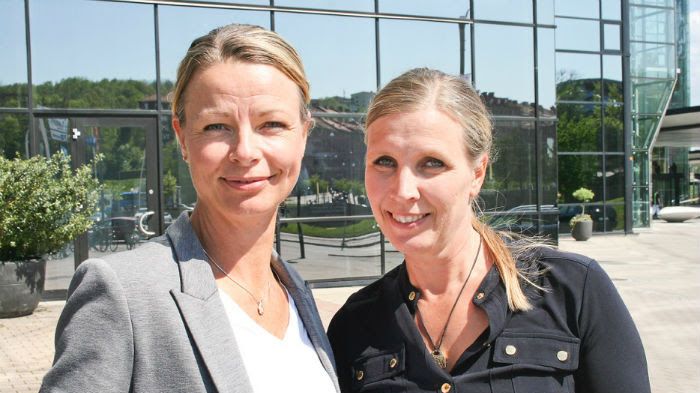 Anna Jarnö, affärsansvarig, och Beatrice de Maré Peterson, marknadsansvarig, Automässan.
