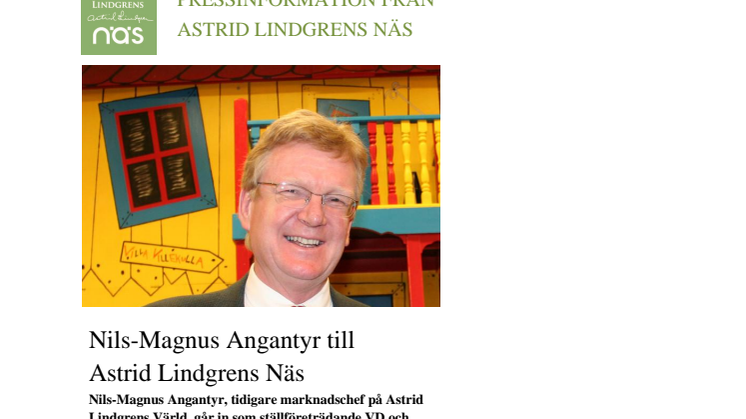 Nils-Magnus Angantyr till Astrid Lindgrens Näs 