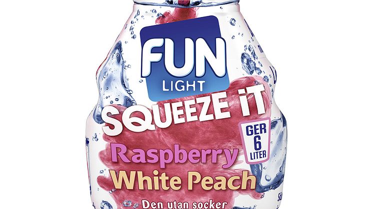 Smaksätt kvargen eller vattnet utan kalorier - FUN Light SQUEEZE iT är här