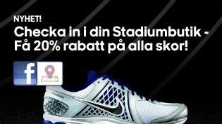 Stadium först med Facebook® Check-in Deals i Sverige