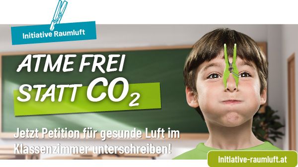Camfil Austria unterstützt die Initiative Raumluft um für gesunde Raumluft für Schüler:innen und Lehrer:innen in österreichischen Bildungseinrichtungen zu sorgen.