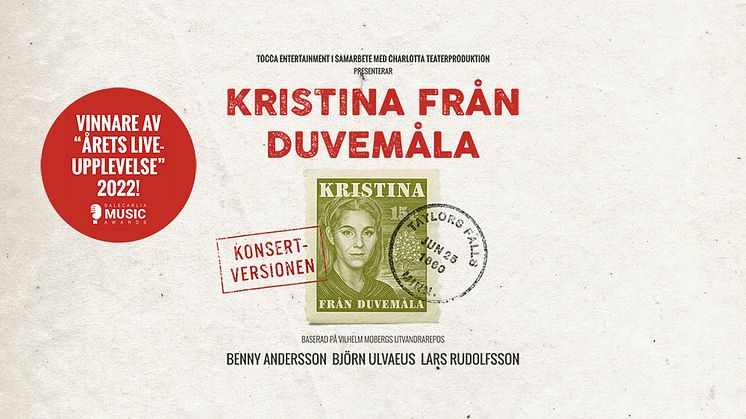 Kristina från Duvemåla till Dalhalla!