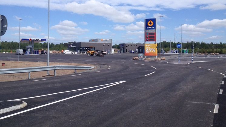 Statoil öppnade ny fullservicestation vid EN3 i Värnamo 