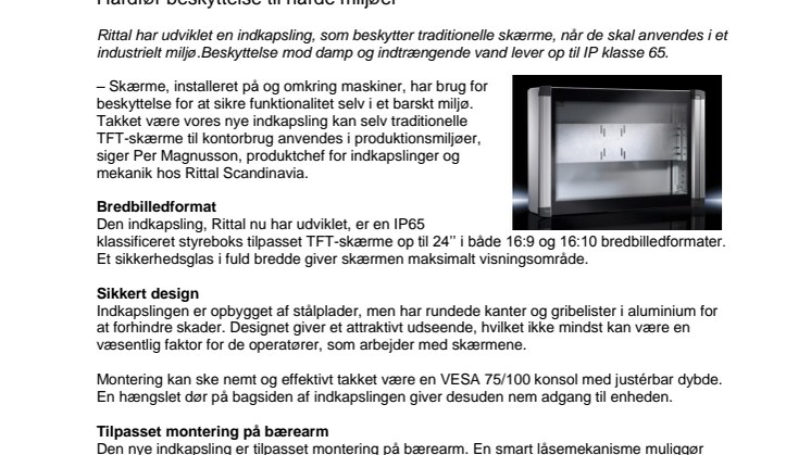 Hårdfør beskyttelse til hårde miljøer