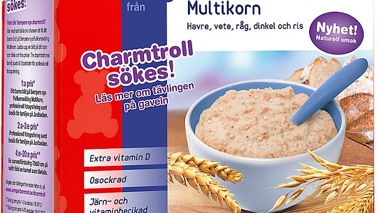 Ny naturell gröt med rispuffar och surdegssmulor