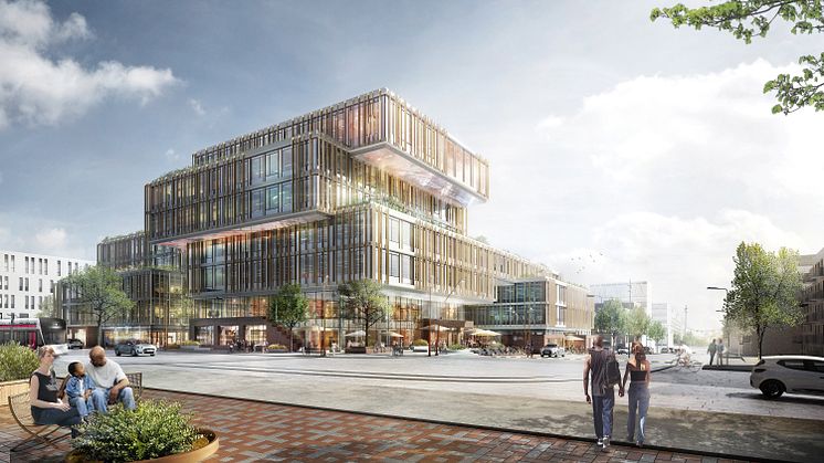 Arkitema Architects ritar 950 arbetsplatser i utsatt stadsdel i Århus.