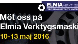 Solectro ställer ut på ELMIA Verktygsmaskiner 2016, 10-13 Maj, Vi ser fram emot att få träffa er i vår monter!