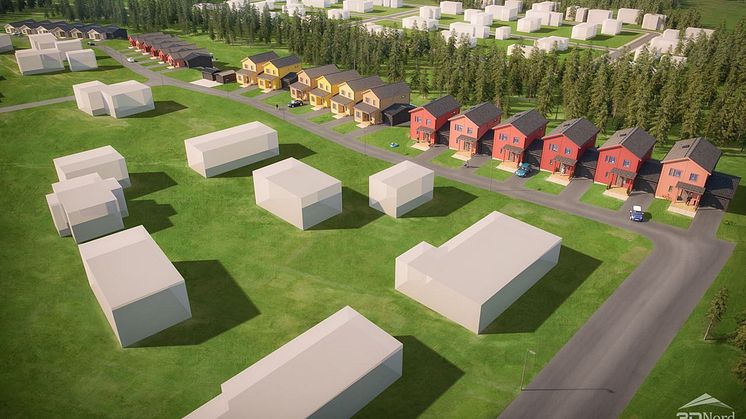 ​Säljstart för 24 nya hus på Hällbacken i Luleå
