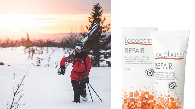 Locobase Repair – återuppbyggande och skyddande hudvård för vårvinterns aktiva dagar