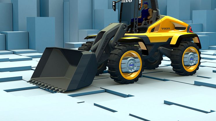 Gryphin hjullastare - en koncepthjullastare från Volvo Construction Equipment