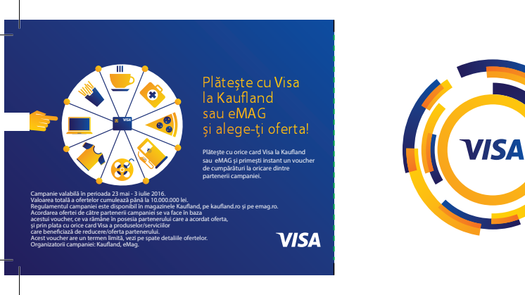 Voucher campanie “Plateste cu Visa si alege-ti oferta"