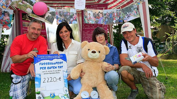 Fussballfest der guten Tat in Rötha