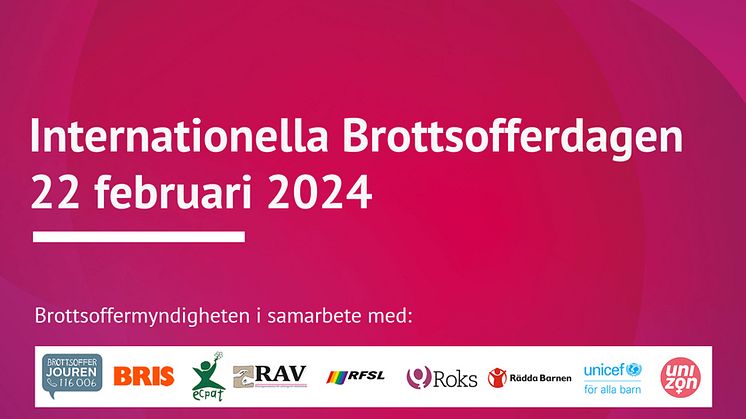 Internationella Brottsofferdagen arrangeras varje år den 22 februari, och i år fokuserar konferensen på brottsutsatthet i områden med socioekonomiska utmaningar.