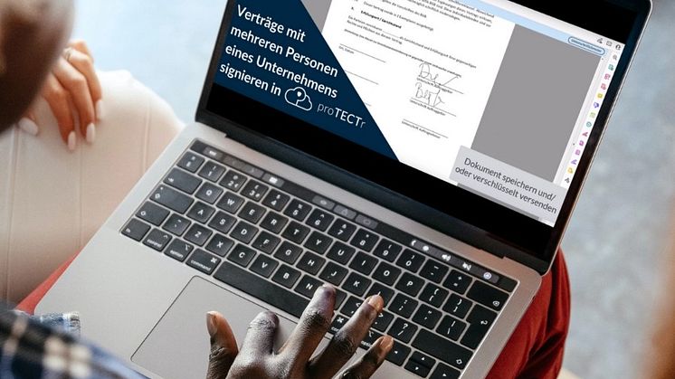 Bild: Verträge mit mehreren Personen eines Unternehmens signieren mit proTECTr