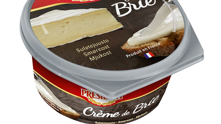 Président introducerar ”Crème de”: Bredbar fransk ost med smak av Brie