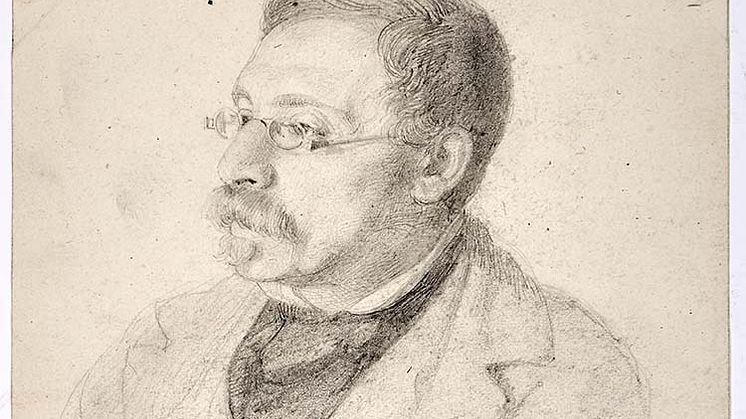 Lorenz Frølich- Portræt af Ernst Meyer (1797-1861), 1847. Signeret. Bly på papir. 20 x 15,5 cm.jpg
