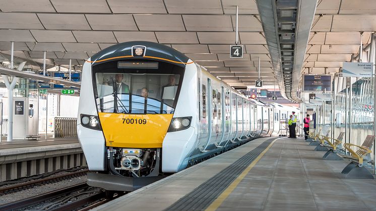 New Thameslink train at Blackfriars