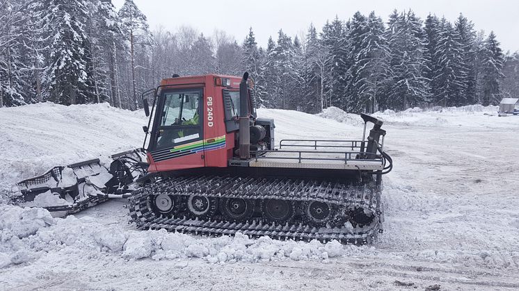 Snötippen vid Tillbergaleden. Arkivbild.