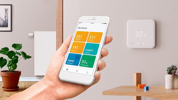 Nya tado° V3+ Smart Thermostat för ett  hälsosamt klimat i hemmet
