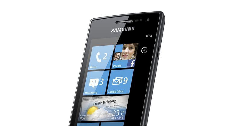 Samsungs nya Windows Phone lånar ut mobilt bredband