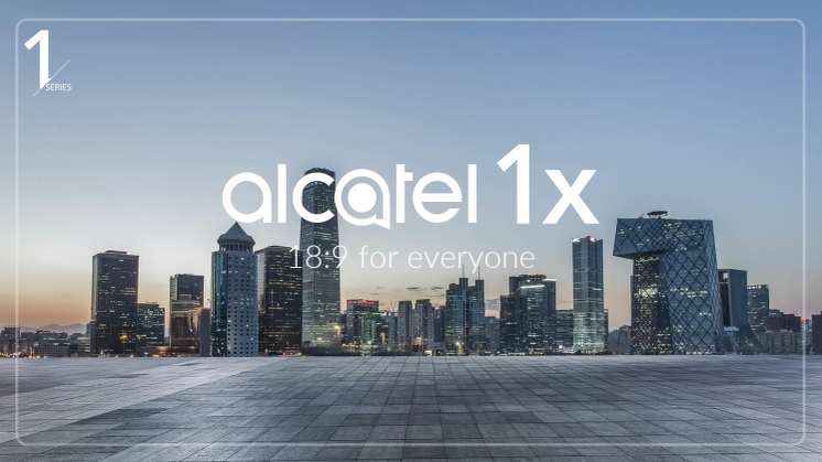 Produktark Alcatel 1X