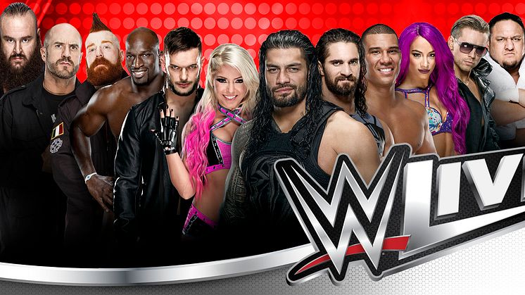 WWE LIVE™ ÅTERVÄNDER TILL SVERIGE OCH HOVET I HÖST