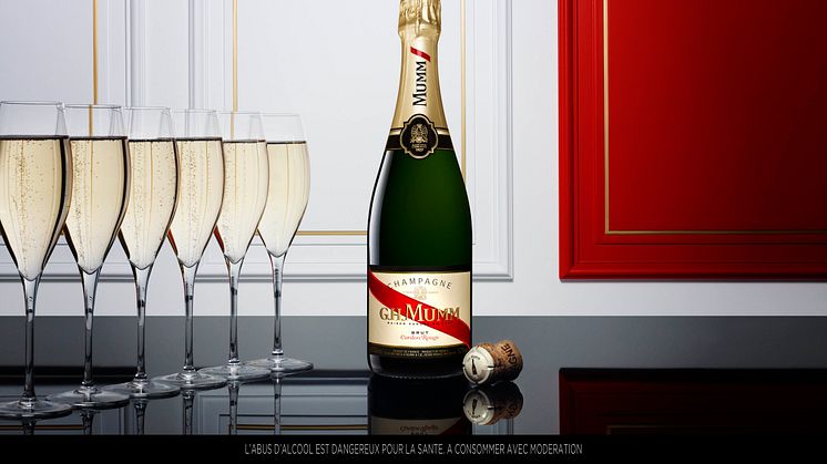 G.H.MUMM Champagne får nytt utseende