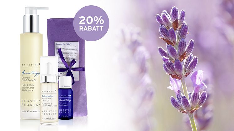 Sleep & Relax – 20% rabatt på utvalda sömn-främjande favoriter från Kerstin Florian