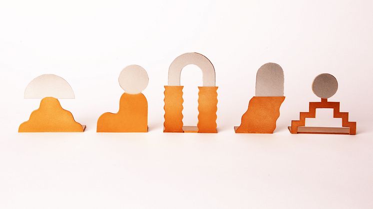 Miniatyrskulpturer, formgivna av Jonatan Nilsson
