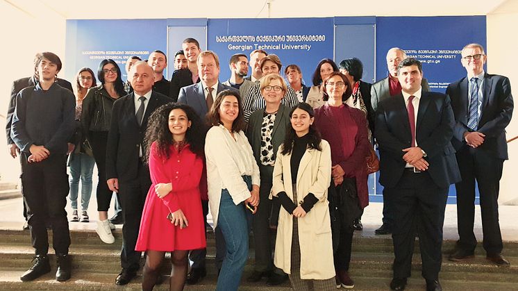 Besuch an der Georgischen Technischen Universität, Foto: GTU, i.A. des International Affairs and Standards Office (Leitung: Prof. Dr. Otar Zumburidze)