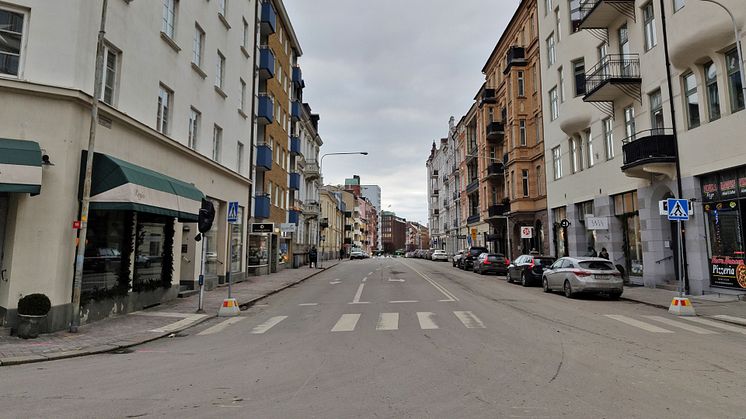 Del av Drottninggatan stängs av för trafik när ombyggnaden fortsätter söderut den 9 januari