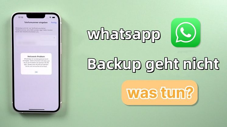whatsapp google drive backup geht nicht