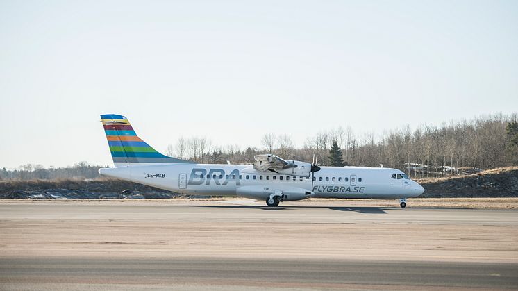 BRA dubblar sin satsning på flyg mellan Ängelholm och Bromma