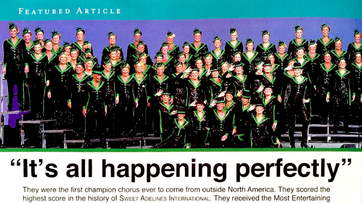 Featured article: It's all happening perfectly. | The Pitch Pipe Jan 2014