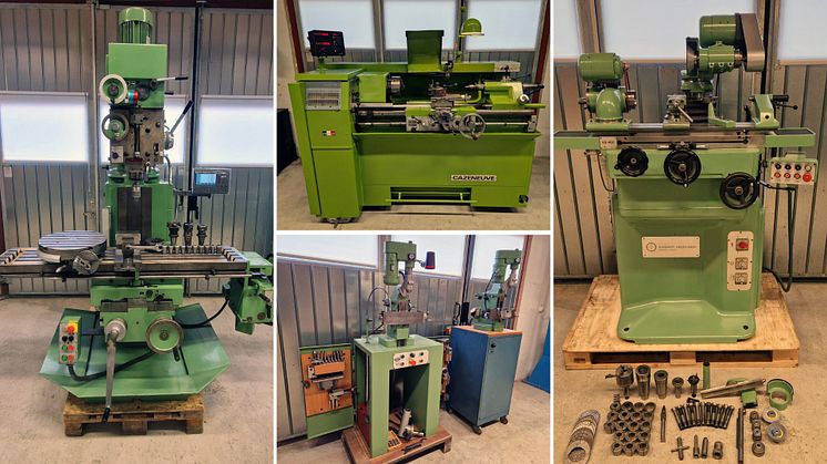 Green machines: This choice of colour is not only a piece of industrial history, but also an example of well thought-out workplace design. (© Surplex).