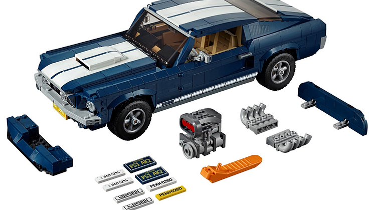 Ford ja LEGO® tuovat klassisen teiden ikonin, Ford Mustangin Creator Expert –valikoimaan
